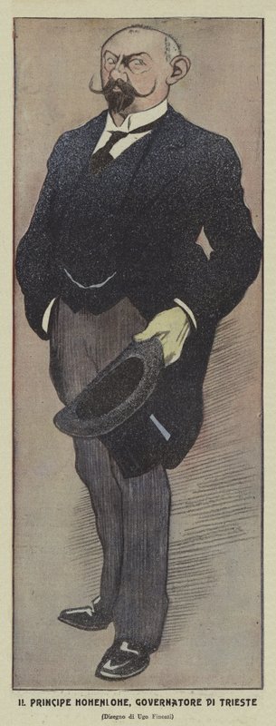 Prince Konrad of Hohenlohe-Schillingsfürst, Austrian Governor of Trieste by Ugo Finozzi