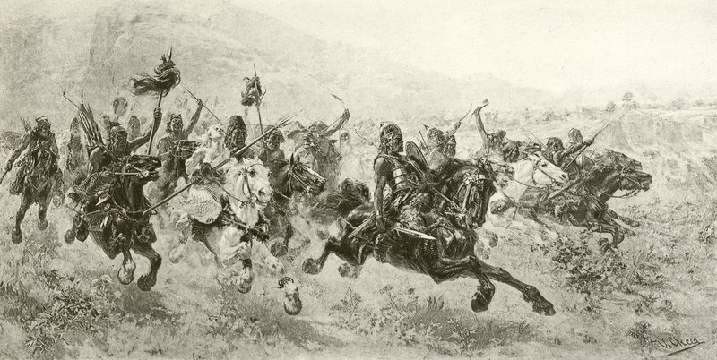 Attila, the Scourge of God by Ulpiano Checa y Sanz