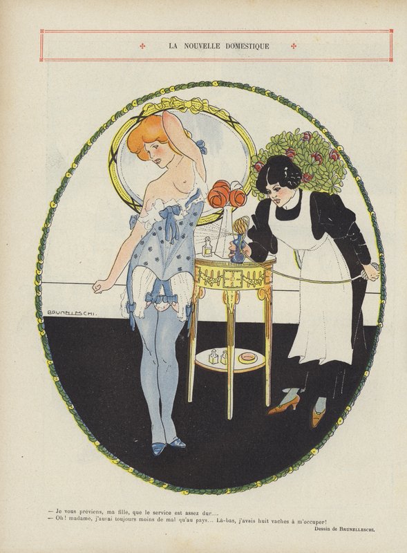 Illustration for Le Rire by Umberto (after) Brunelleschi