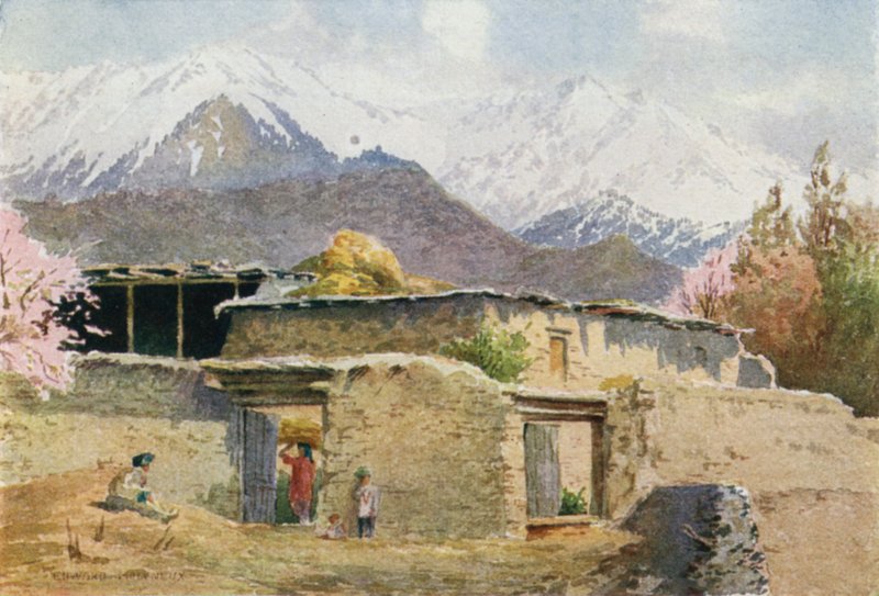 A Mountain Farm-House by Unbekannt Unbekannt