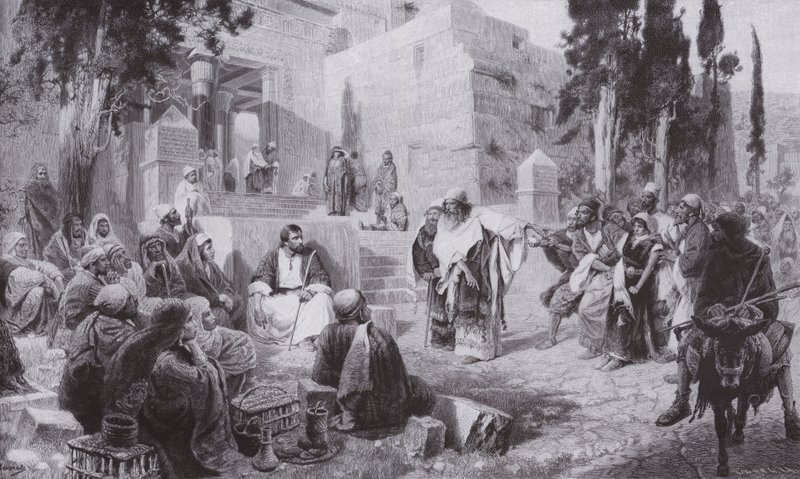 Jesus and the woman caught in adultery by Vasilij Dmitrievich Polenov
