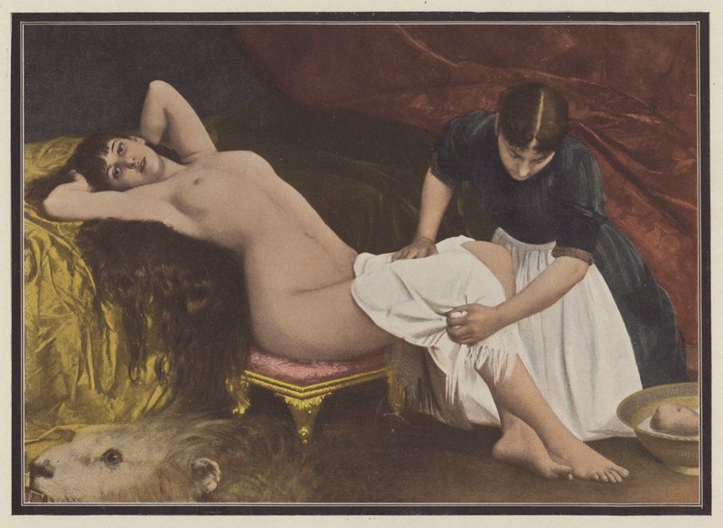 Woman Getting Out of Bed by Vlaho Bukovac