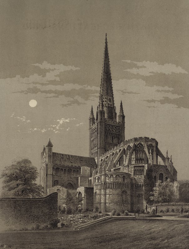 Norwich Cathedral, Norfolk by W.L. Walton