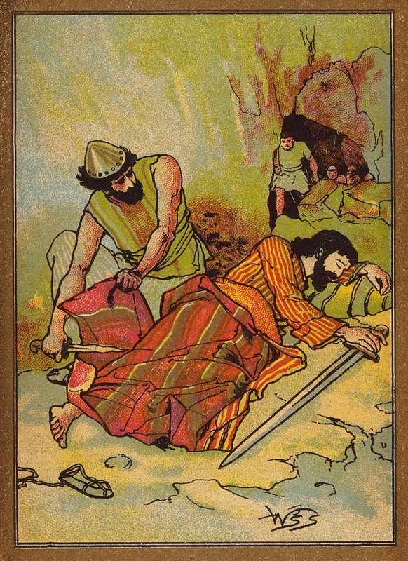 David Cuts Off the Skirt of Saul