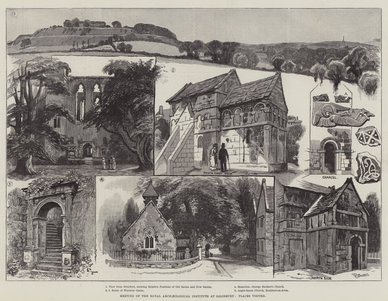 Meeting of the Royal Archaeological Institute at Salisbury, Places visited by Walter Bothams