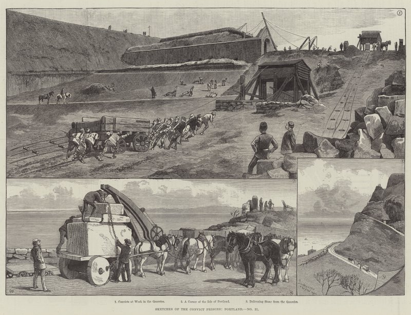 Sketches of the Convict Prisons, Portland by Walter Bothams