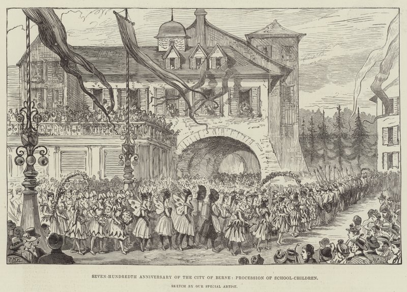 Seven-Hundredth Anniversary of the City of Berne, Procession of School-Children by Walter Paget