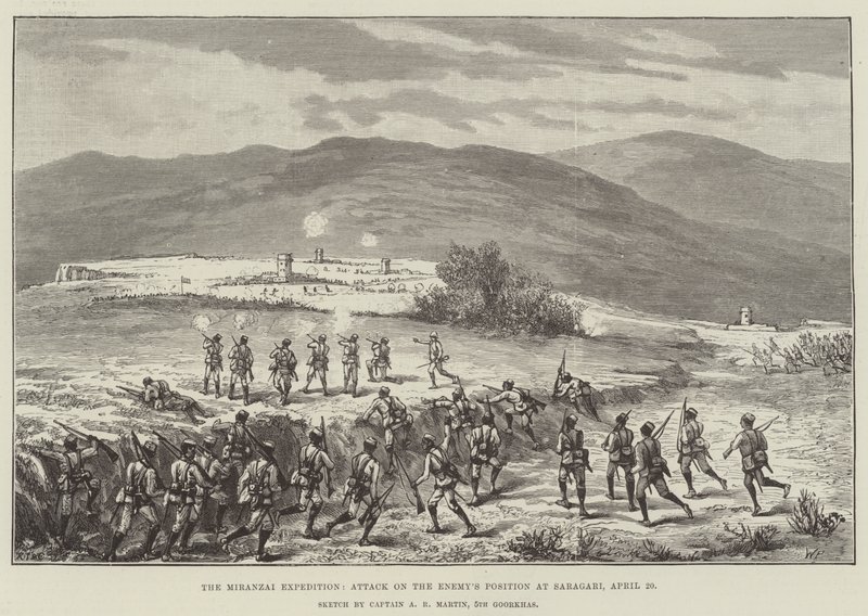 The Miranzai Expedition, Attack on the Enemy