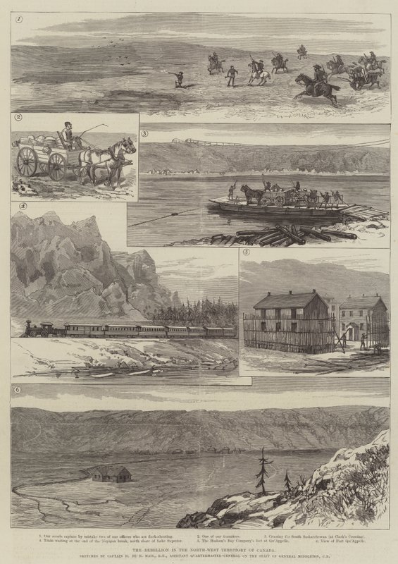 The Rebellion in the North West Territory of Canada by Walter Paget