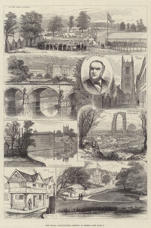 The Royal Agricultural Society at Derby by Walter Paget
