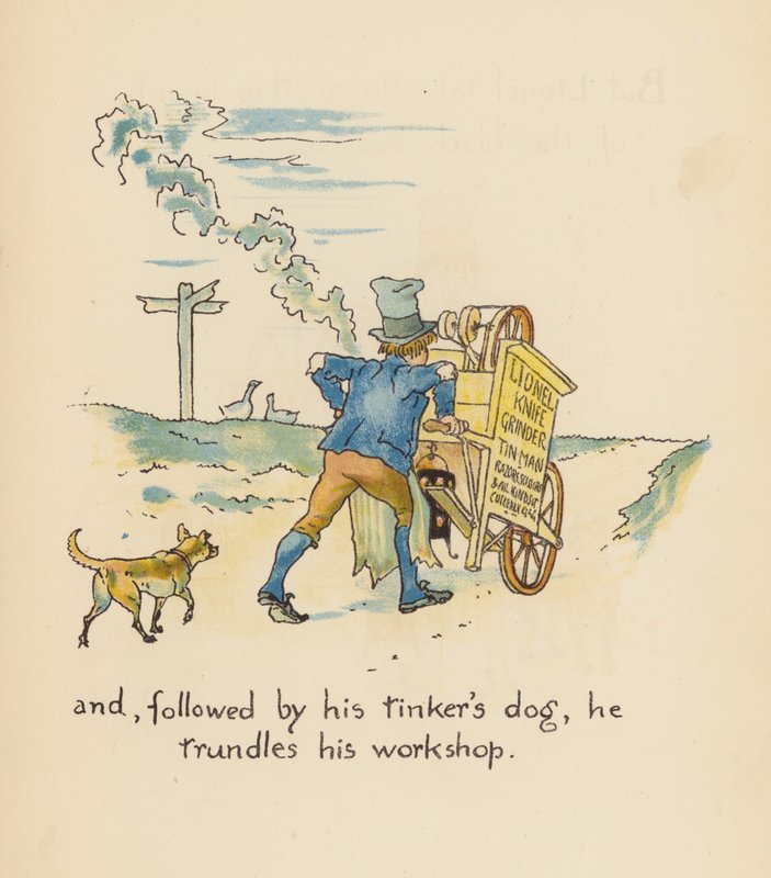 Illustration for Legends for Lionel by Walter Crane by Walter (after) Crane