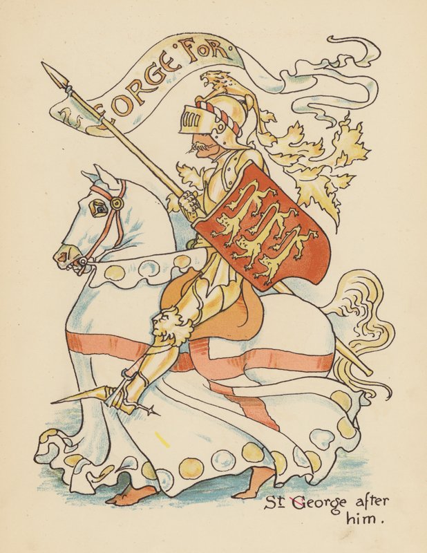 Illustration for Legends for Lionel by Walter Crane by Walter (after) Crane