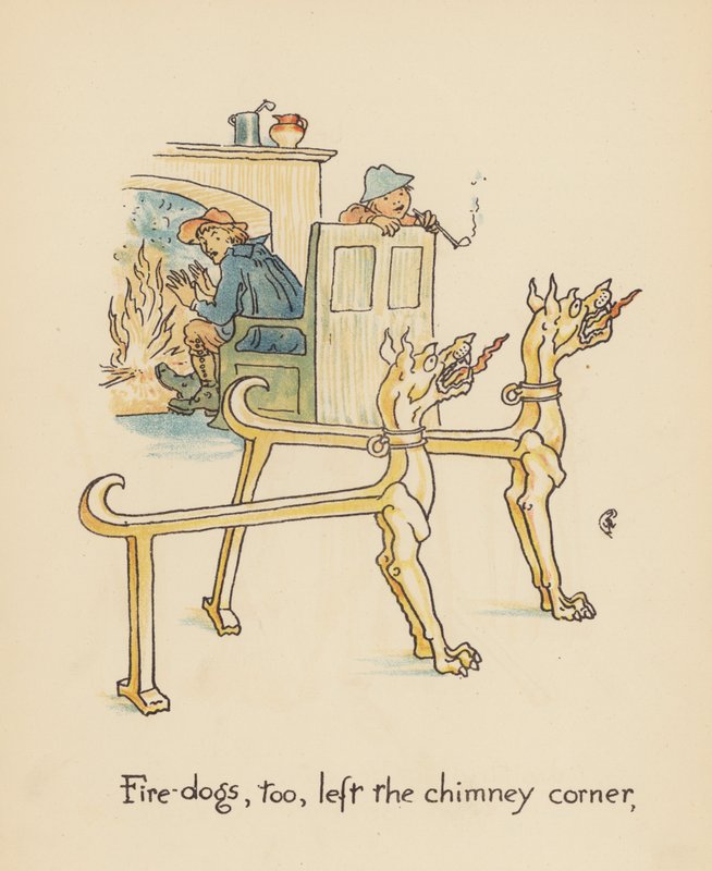 Illustration for Legends for Lionel by Walter Crane by Walter (after) Crane