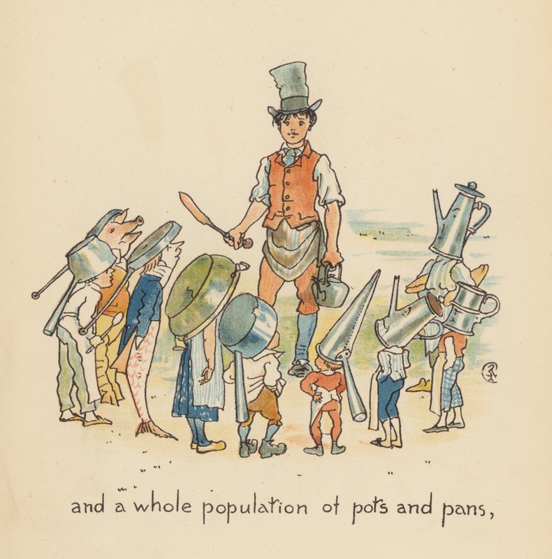 Illustration for Legends for Lionel by Walter Crane by Walter (after) Crane