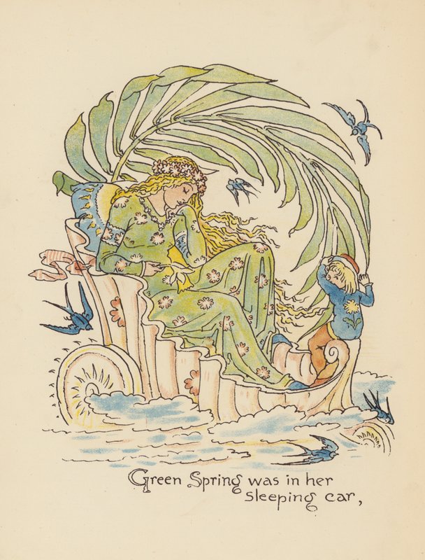 Illustration for Legends for Lionel by Walter Crane by Walter (after) Crane