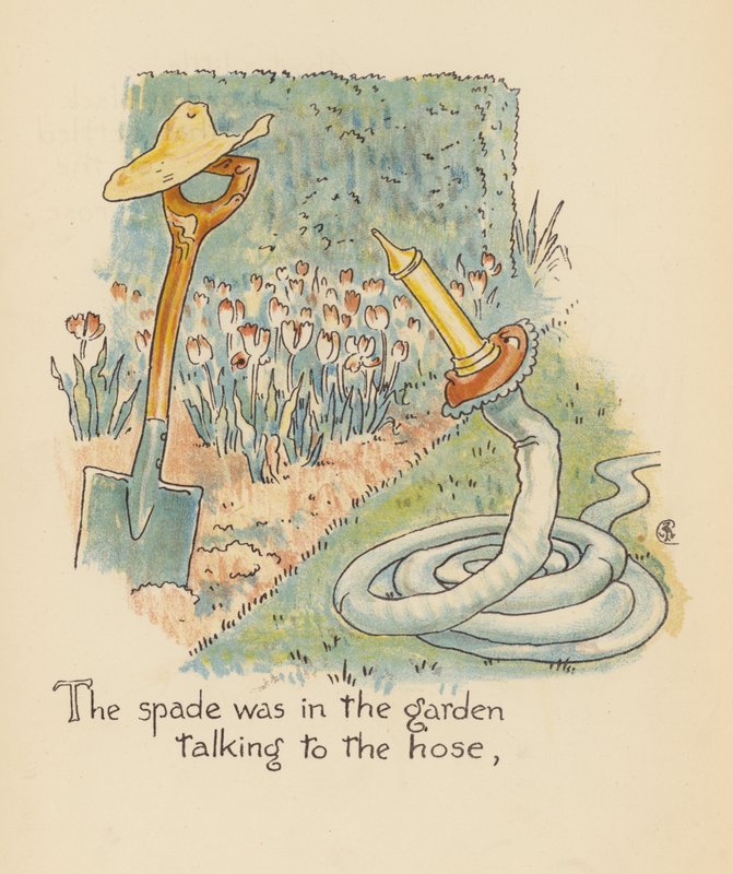 Illustration for Legends for Lionel by Walter Crane by Walter (after) Crane