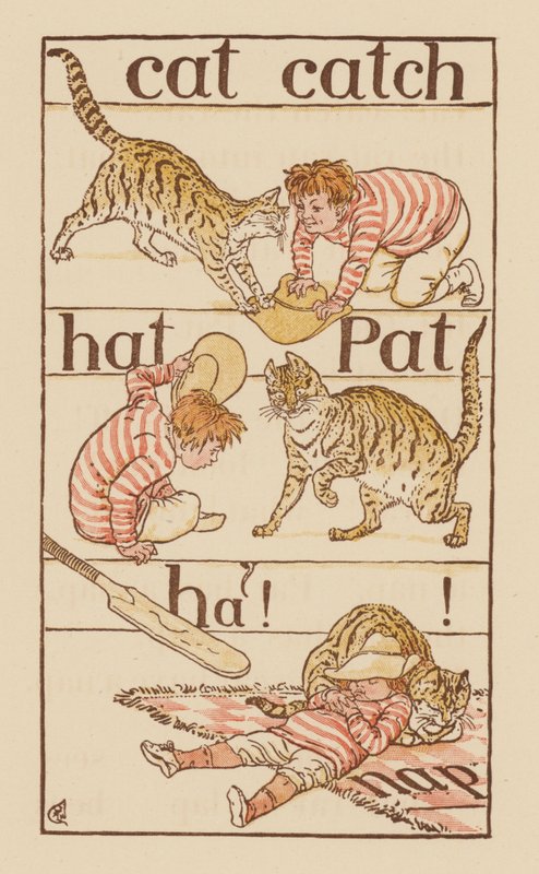Page from The Golden Primer by Walter (after) Crane