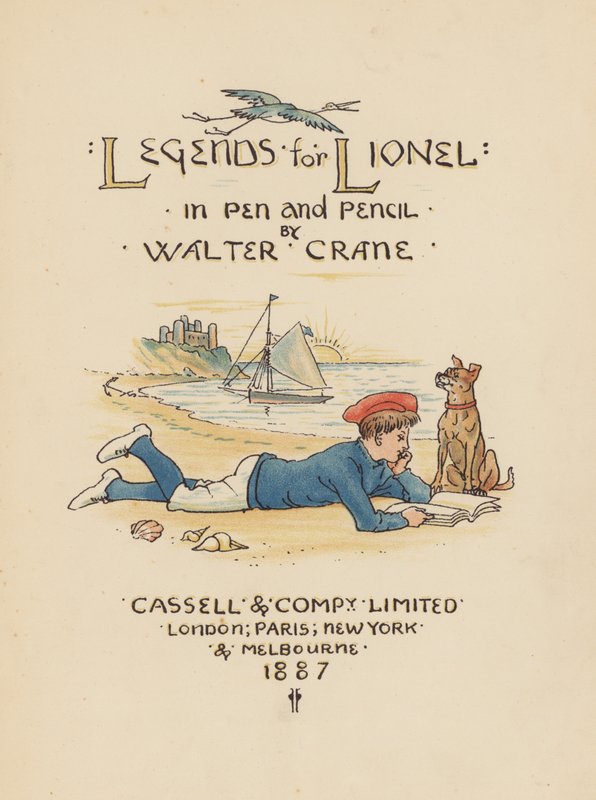 Title-page Illustration for Legends for Lionel by Walter Crane by Walter (after) Crane