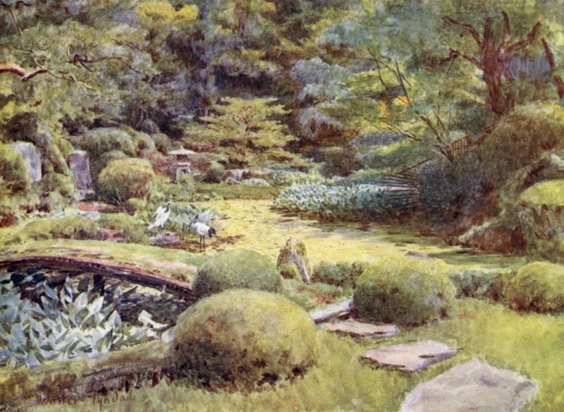 Kuradani Temple Garden, Kyoto by Walter Frederick Roofe Tyndale