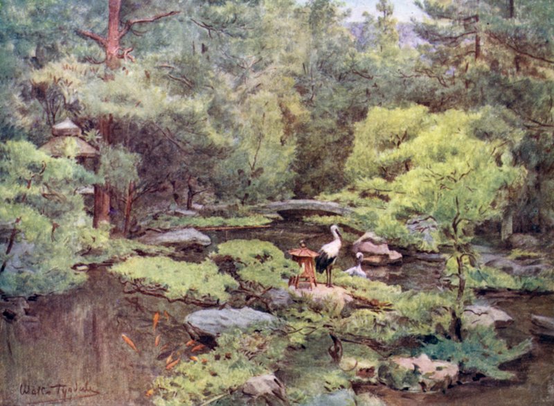 Nami Kawa Sans Water Garden, Kyoto by Walter Frederick Roofe Tyndale