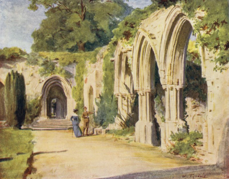 The New Forest: The Cloisters, Beaulieu Abbey by Walter Frederick Roofe Tyndale