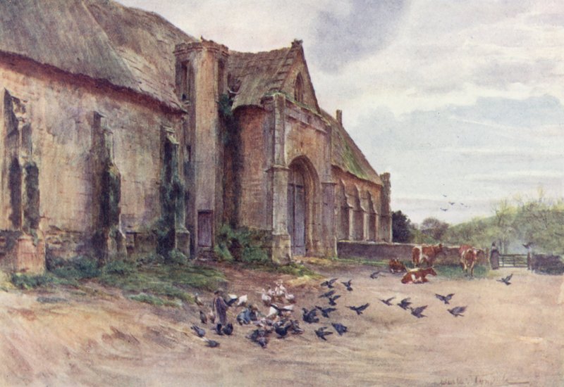 Wessex: A Tithe-Barn, Abbotsbury, Near Weymouth by Walter Frederick Roofe Tyndale