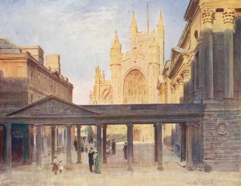 Bath Abbey and Pump-Room by Walter Frederick Roofe Tyndale