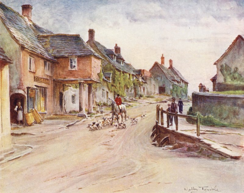 Wessex: East Street, Corfe Castle by Walter Frederick Roofe Tyndale