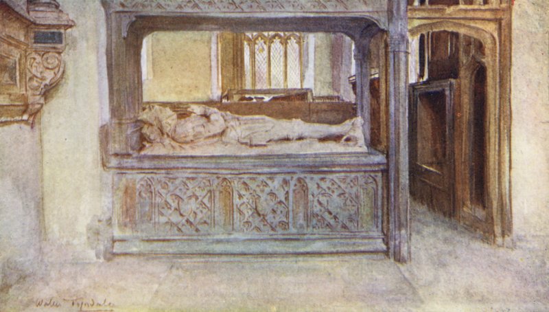 Wessex: The Athelhampton Aisle in Puddletown Church, near Dorchester by Walter Frederick Roofe Tyndale