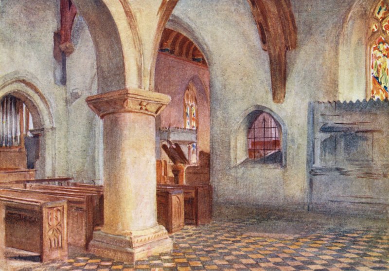 Wessex: The church at Bere Regis by Walter Frederick Roofe Tyndale