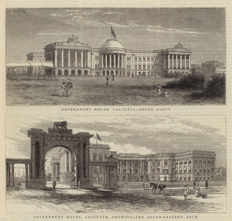Government House, Calcutta by Walter Granville Smith