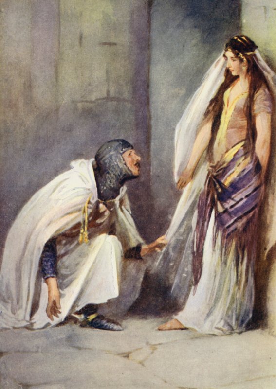 Illustration for Ivanhoe by Sir Walter Scott by Walter Grieve