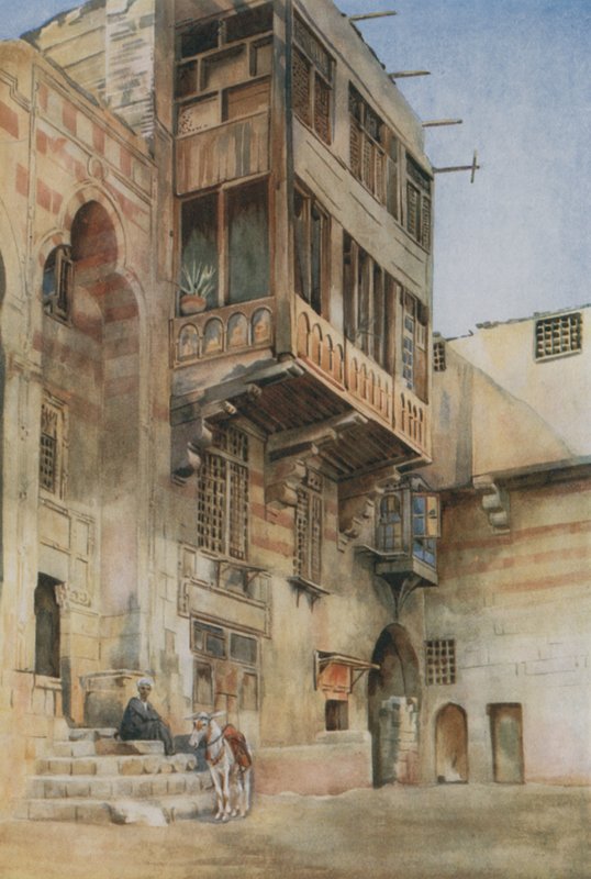 An Old Palace, Cairo by Walter Spencer Stanhope Tyrwhitt