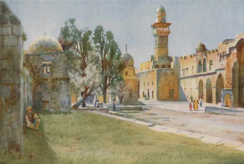 The Gate of the Cotton Merchants, Jerusalem by Walter Spencer Stanhope Tyrwhitt