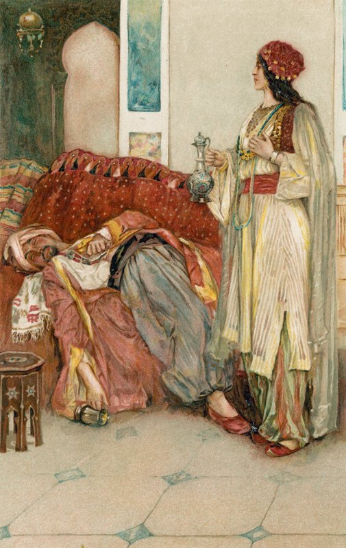 The Arabian Nights: The Story of Aladdin by Walter Stanley Paget