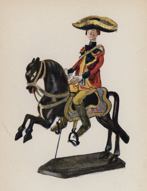 Old Toy Painted by Walter Trier by Walter Trier