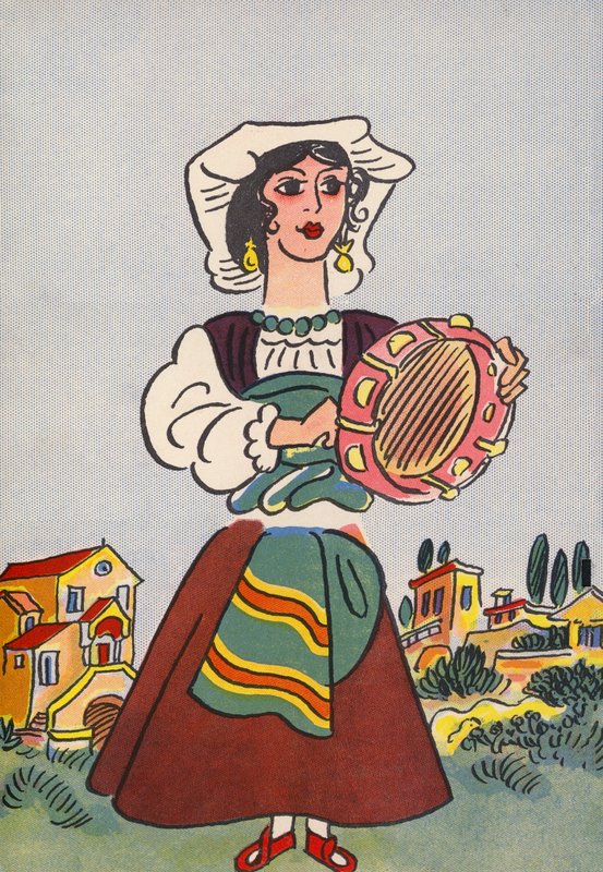 Walter Trier’s crazy costumes: Italy by Walter Trier