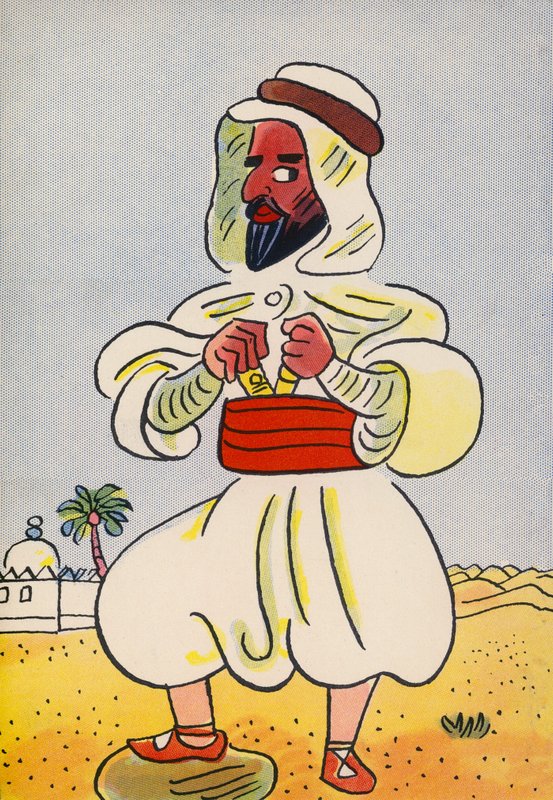 Walter Trier’s crazy costumes: North Africa by Walter Trier