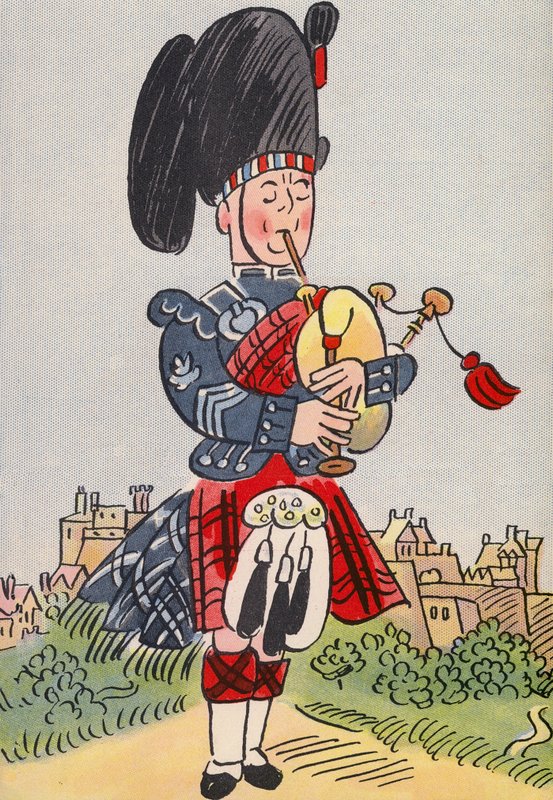 Walter Trier’s Crazy Costumes: Scotland by Walter Trier