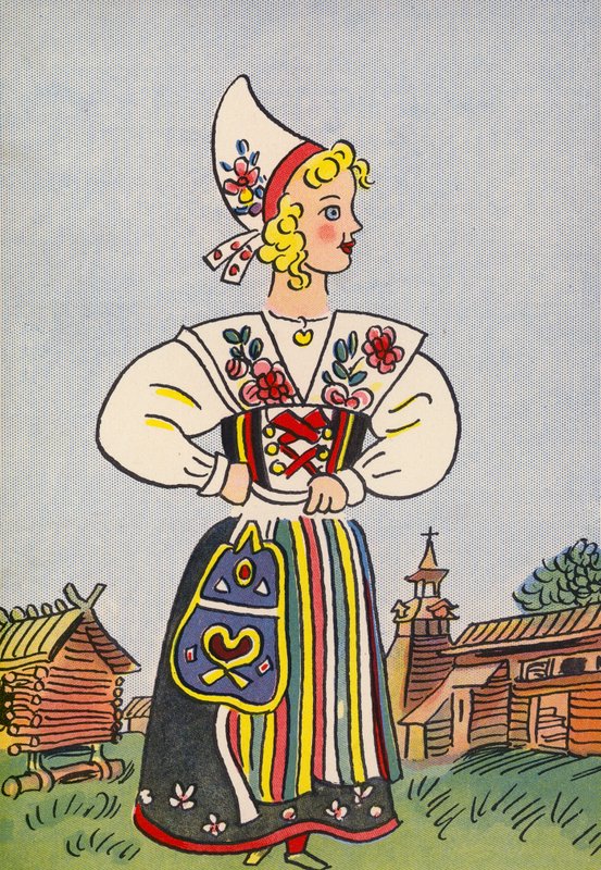Walter Trier’s Crazy Costumes: Sweden by Walter Trier