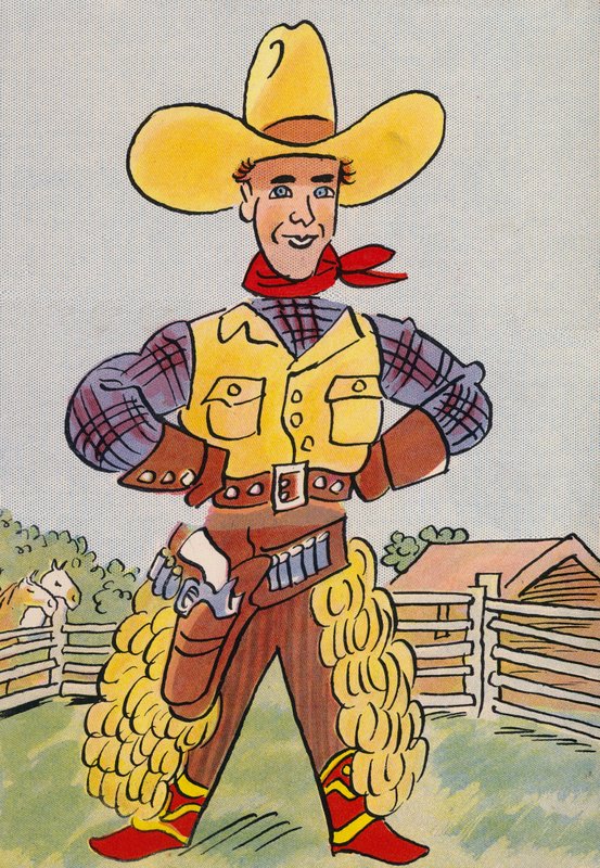 Walter Trier’s crazy costumes: Texas, USA by Walter Trier