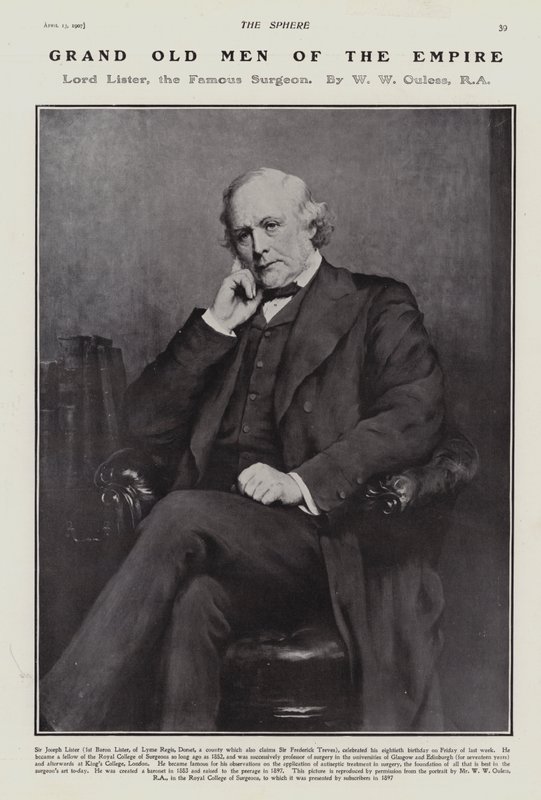 Joseph Lister by Walter William (after) Ouless