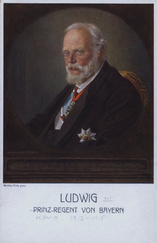 Ludwig III, last King of Bavaria, when Prince Regent by Walther Firle