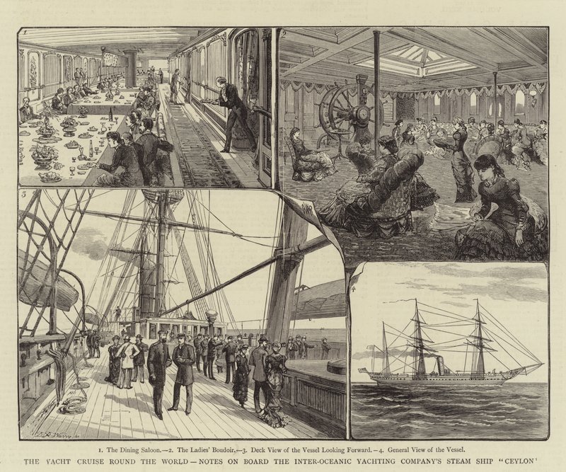 The Yacht Cruise Round the World, Notes on Board the Inter-Oceanic Yachting Company