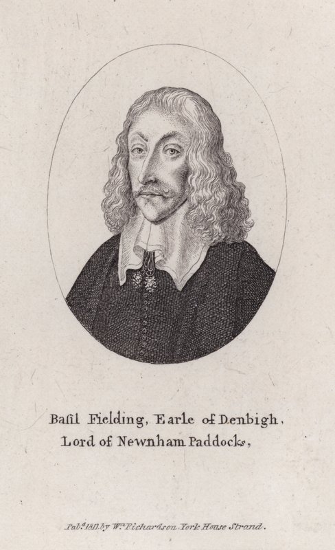 Basil Feilding, 2nd Earl of Denbigh, English diplomat, politician and Parliamentarian soldier in the Civil War by Wenceslaus (after) Hollar