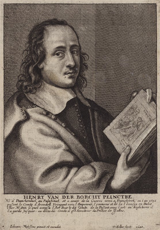 Hendrik van der Borcht II, German Painter by Wenceslaus (after) Hollar