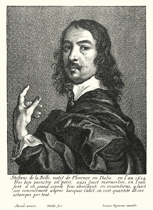 Stefano della Bella, Italian Draughtsman and Printmaker by Wenceslaus (after) Hollar