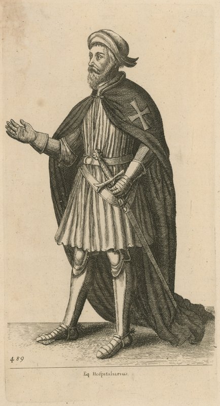 Eq Hospitaliarius by Wenceslaus Hollar