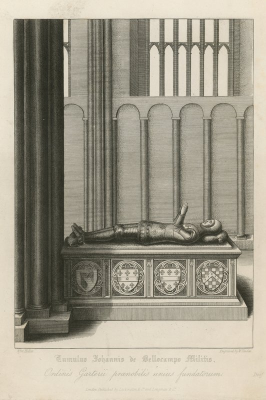 Tomb of John Beauchamp by Wenceslaus Hollar