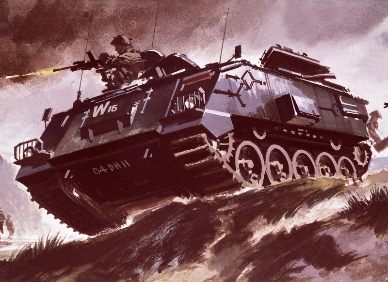 Tank by Wilf (20th century) Hardy